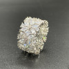 5.35ctw Marquise&Round Cut White Sapphire Eternity Band