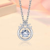 Handmade Constellation Design Dancing Stone Pendent Necklace