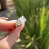 4ct East-west Emerald Cut White Sapphire Men's Ring