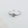 925 Sterling Silver Handmade Retro Cross Ring
