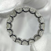 4.55ct Princess Cut White Sapphire Eternity Band