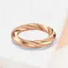 Classic High Polish Twist Wedding Band