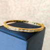 Baguette Cut White Sapphire Tennis Bangle