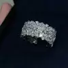 5.35ctw Marquise&Round Cut White Sapphire Eternity Band