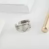 925 Sterling Silver Handmade Nest  Adjustable Ring