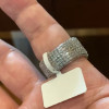 10ct Invisible Setting Emerald Engagement Ring
