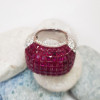 23.75ct  Invisible Setting Ruby Cocktail Ring