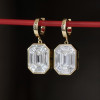 8ctw Emerald Cut Classic Drop Earrings