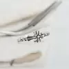 925 Sterling Silver Handmade Retro Cross Ring