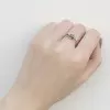 925 Sterling Silver Handmade Retro Cross Ring