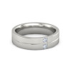 Handmade Sterling Silver Snake Eye Men's Band Ring