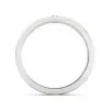 Handmade Sterling Silver Snake Eye Men's Band Ring
