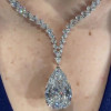 Pear Cut White Sapphire Necklace Choker