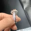 3.5ct Heart Cut Champagne Sapphire Halo Engagement Ring