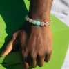 Clustered White Sapphire Unisex Tennis Bracelet