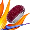 10CTW Princess Cut Ruby Dome Ring