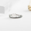 925 Sterling Silver Handmade Heart Crown Ring