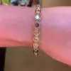 15ctw Multi-cut Yellow and Brown Sapphire Statement Bracelet