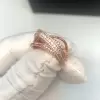 Intertwined Crossover Wedding Band