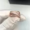 Intertwined Crossover Wedding Band