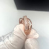 Intertwined Crossover Wedding Band