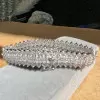 14.5ctw Radiant Cut White Sapphire Tennis Bracelet