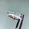 6ctw Princess Cut Rainbow Color Sapphire Eternity Ring