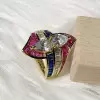 2.5ctw Pear Cut Crossover Vintage Engagement Ring