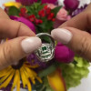 11ct Cushion Cut Emerald Halo Cocktail Ring
