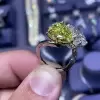 4ctw Heart cut Two-Stone Engagement Ring