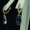Handmade 3.45 Ct Oval Cut 925 Silver Earrings