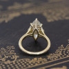 5ct Marquise Cut White Sapphire Engagement Ring