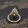 5ct Marquise Cut White Sapphire Engagement Ring
