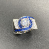 2ct Round Cut Art-Deco Engagement Ring