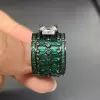 3ct Asscher Cut White Sapphire Cocktail Ring