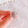 Handmade Double Halo Oval Cut Sterling Silver Ring