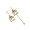 Asymmetrical Earrings Building Series Arab Night