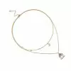 Architectural Collection Arabian Night Double Layer Pendant Necklace