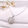 Handmade Eight-Pointed Star Dancing Stone Pendent Neckalce