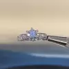 Handmade 6-Prong 1.0CT Round Cut Engagement Ring