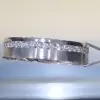 Pave Setting Round Cut Eternity Band for Men