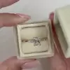 4ct Three-stone Radiant Cut Engagement Ring in Gold