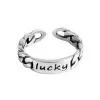 925 Sterling Silver Handmade Lucky Ring