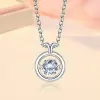 Handmade Constellation Design Dancing Stone Pendent Necklace