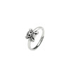 Sterling Silve Retro Skull Ring  Eternity Ring 