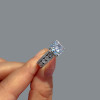 Handmade 2.0 CT Asscher Cut Engagement Ring