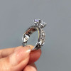 Handmade 2.0 CT Asscher Cut Engagement Ring
