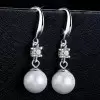 Classic Pearl Sterling Silver Earrings