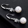 Classic Pearl Sterling Silver Earrings