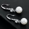Classic Pearl Sterling Silver Earrings